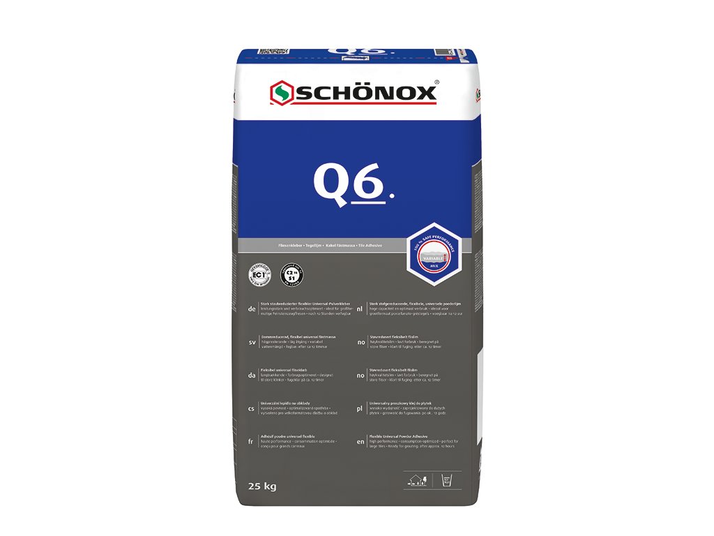 Schonox Q6 flexibele poederlijm 4 kg